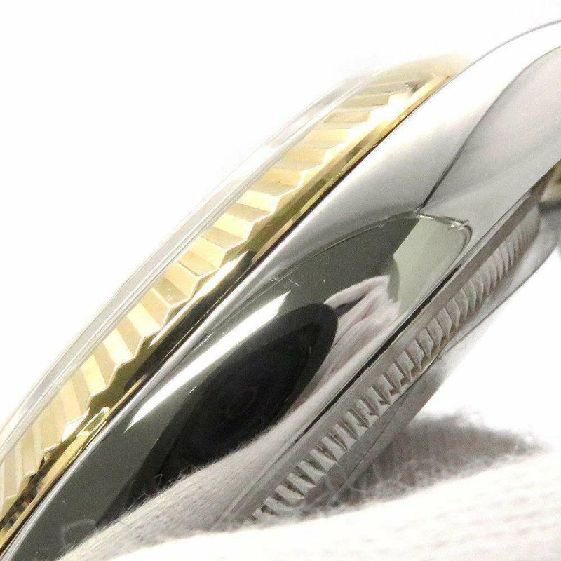 ロレックス デイトジャスト F番 SS/K18YG 10Pダイヤ 116233 ROLEX 腕時計 ブルーグラデーション文字盤