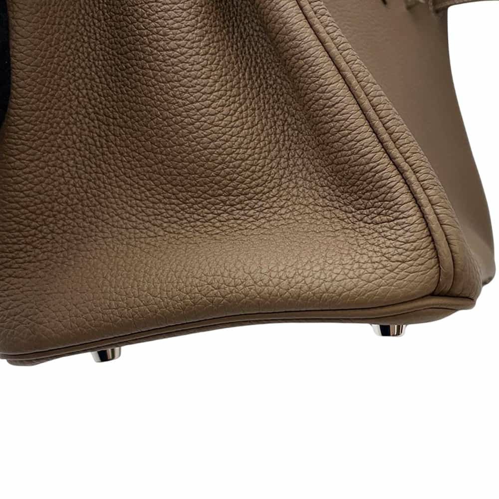 エルメス バーキン30 エトゥープ/シルバー金具 トゴ Y刻印 HERMES Birkin ハンドバッグ