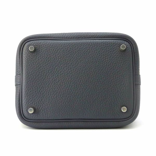 エルメス ハンドバッグ ピコタンロックPM グリミスティ/シルバー金具 トリヨンクレマンス W刻印