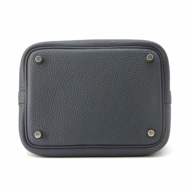 エルメス ハンドバッグ ピコタンロックPM グリミスティ/シルバー金具 トリヨンクレマンス W刻印