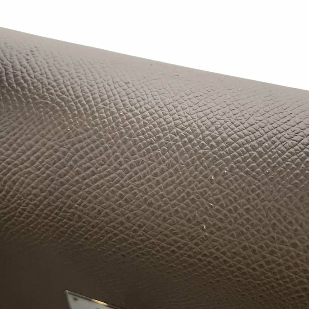 エルメス ビジネスバッグ ケリー デペッシュ36 ヴェルソ エタン/グリアスファルト/シルバー金具 エプソン Y刻印 メンズ