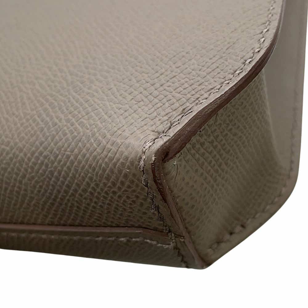 エルメス ビジネスバッグ ケリー デペッシュ36 ヴェルソ エタン/グリアスファルト/シルバー金具 エプソン Y刻印 メンズ