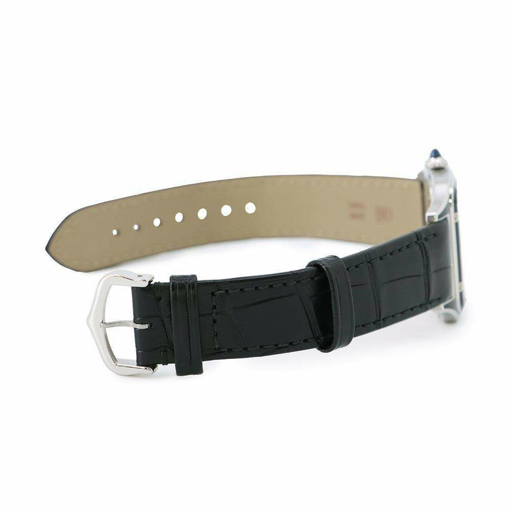 カルティエ サントス デュモン LM WSSA0046 Cartier 腕時計 ウォッチ 黒文字盤 手巻き