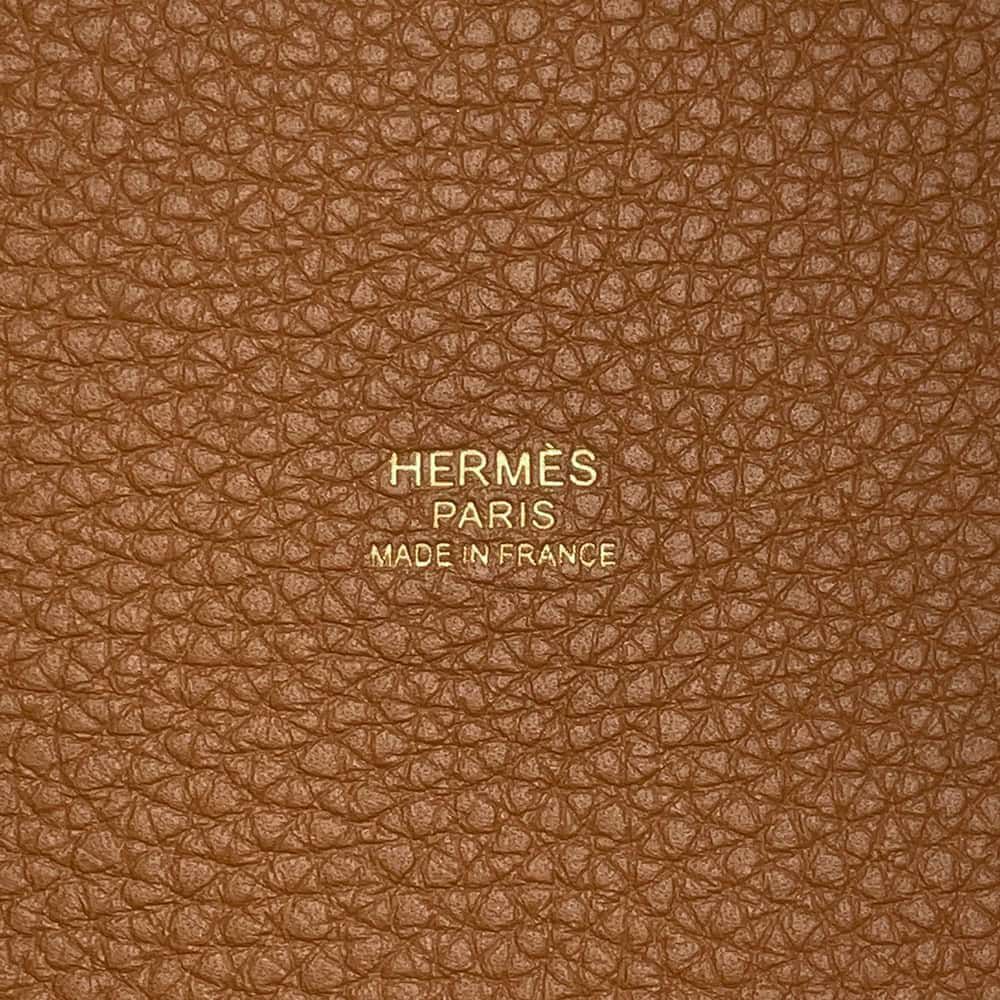 エルメス ハンドバッグ ピコタンロックPM ゴールド/ゴールド金具 トリヨンクレマンス B刻印