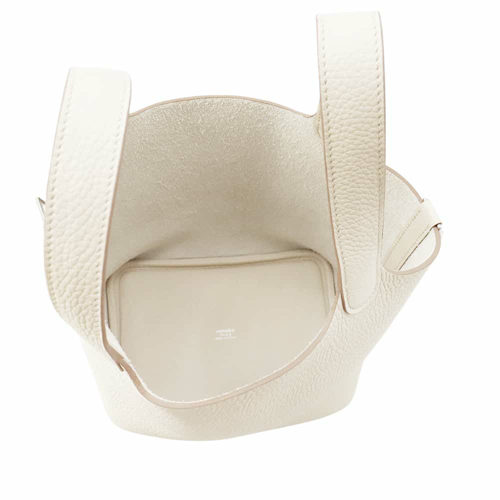 エルメス ハンドバッグ ピコタンロックPM ベトン/シルバー金具 トリヨンクレマンス W刻印