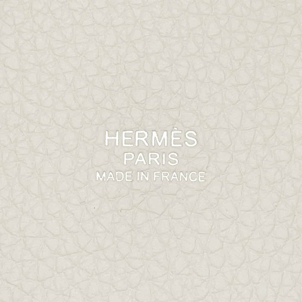 エルメス ハンドバッグ ピコタンロックPM ベトン/シルバー金具 トリヨンクレマンス W刻印