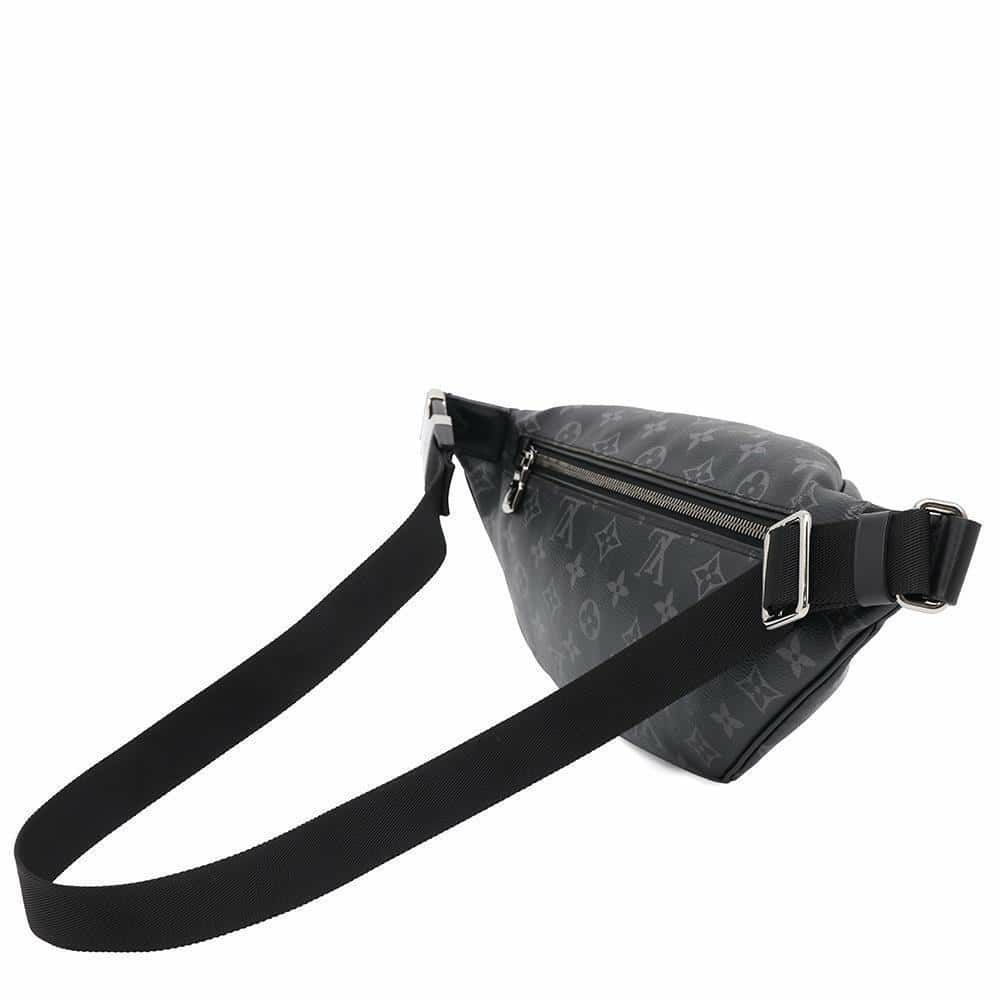 ルイヴィトン ボディバッグ モノグラム・エクリプス ディスカバリー・バムバッグ M44336 LOUIS VUITTON ブラック 黒