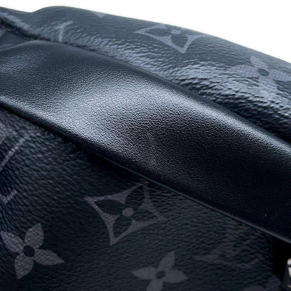 ルイヴィトン ボディバッグ モノグラム・エクリプス ディスカバリー・バムバッグ M44336 LOUIS VUITTON ブラック 黒