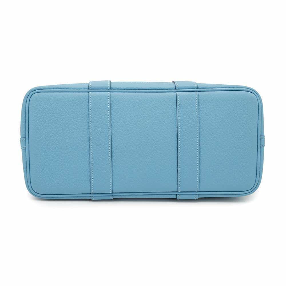 エルメス トートバッグ ガーデンパーティTPM ブルーデュノール/シルバー金具 カントリー D刻印