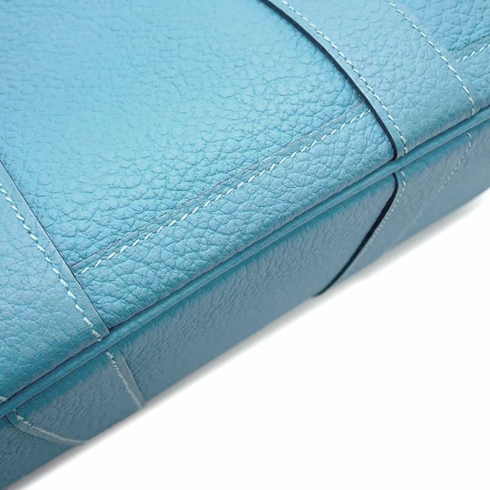エルメス トートバッグ ガーデンパーティTPM ブルーデュノール/シルバー金具 カントリー D刻印