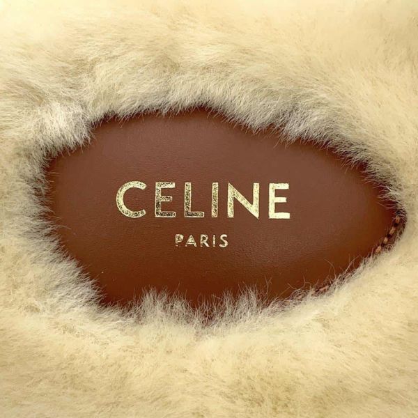 セリーヌ サンダル トリオンフ スライド ムートン レディースサイズ36 CELINE 靴