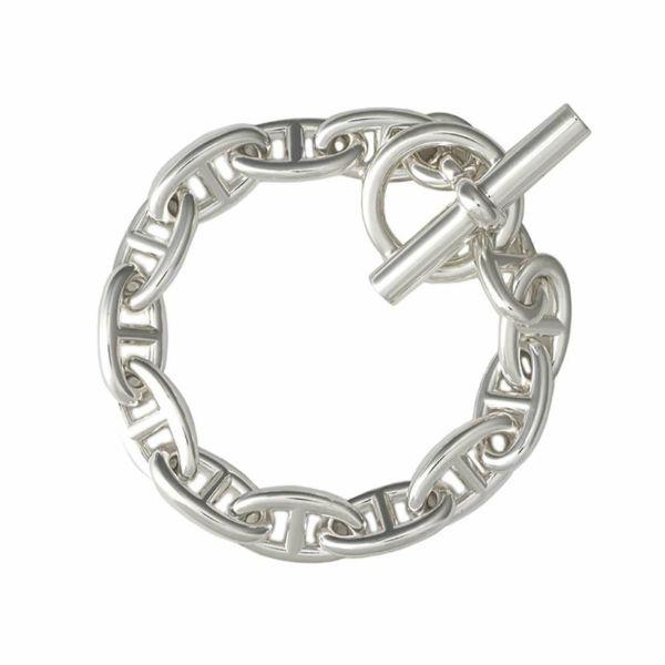 エルメス ブレスレット シェーヌダンクルGM 13コマ SV925シルバー HERMES ジュエリー