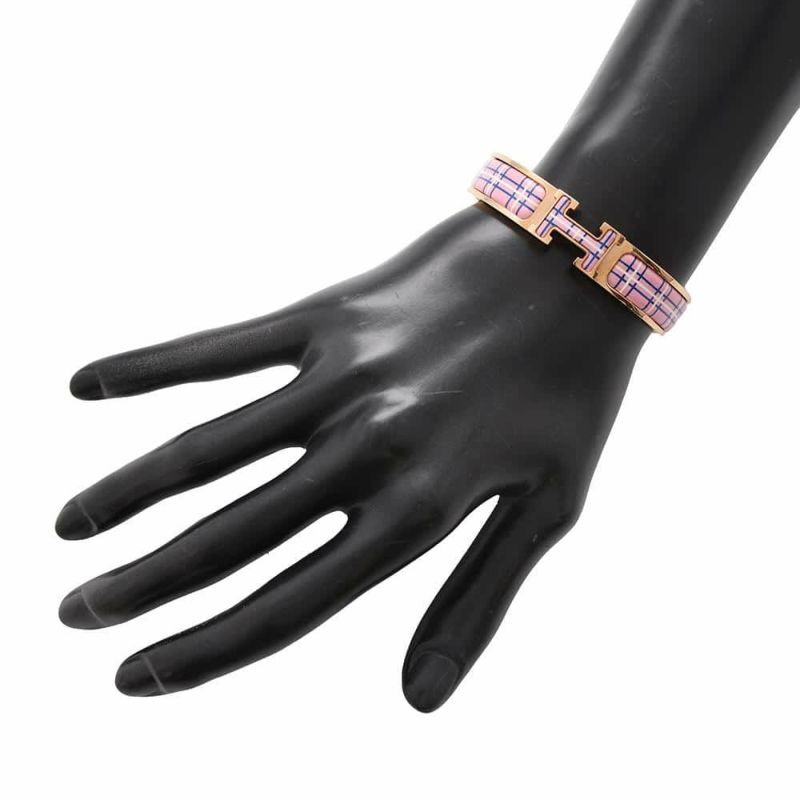 エルメス ブレスレット クリック H クリッククラックPM タッタソールチェック HERMES アクセサリー