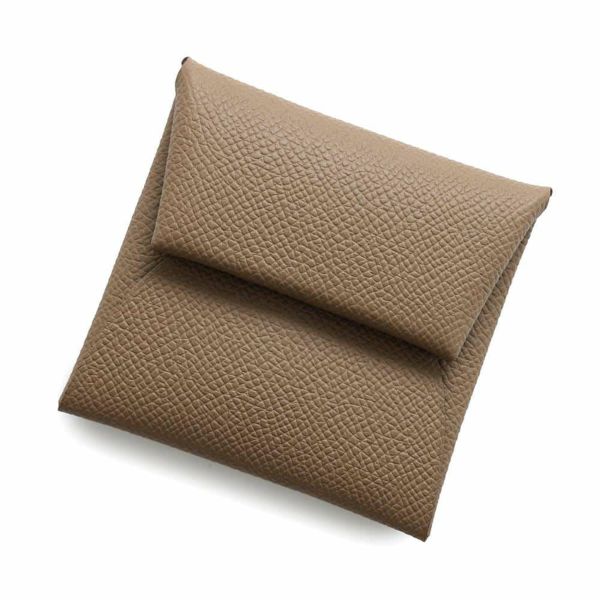 エルメス コインケース バスティア エトゥープ エプソン B刻印 HERMES 財布