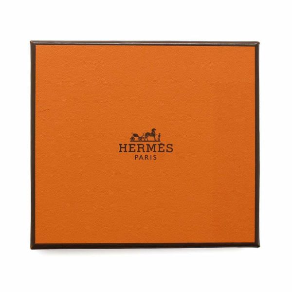 エルメス コインケース バスティア ヴェルソ ブルーオーシャン/モーヴペール シェブルミゾル W刻印 シェーブル