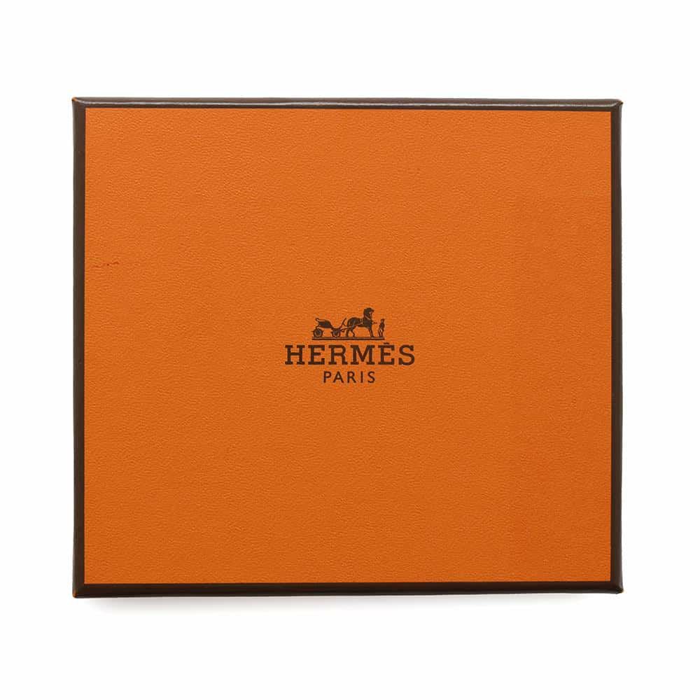 エルメス コインケース バスティア ヴェルソ ブルーオーシャン/モーヴペール シェブルミゾル W刻印 シェーブル