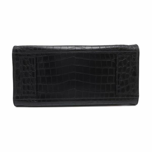 サンローランパリ トートバッグ サックドジュールスープル ラージ クロコ型押しレザー 478167 2way 黒