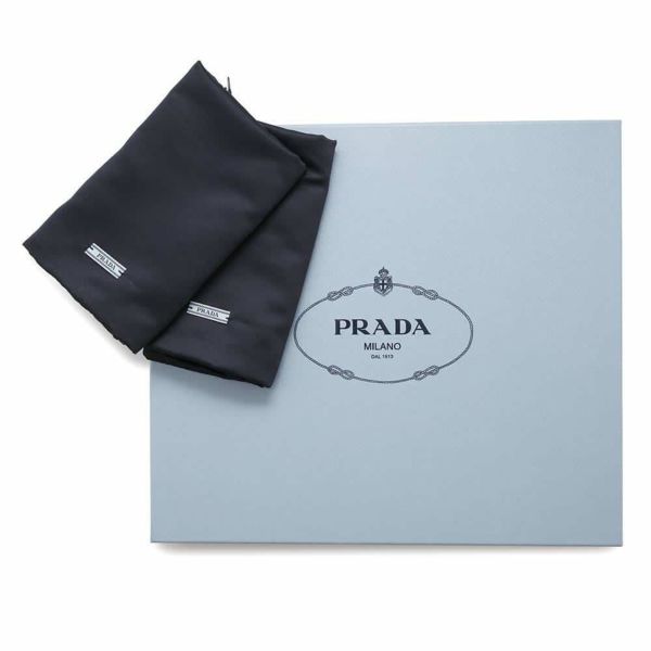 プラダ ブーツ モノリス チェルシー レディースサイズ37 2/1 1T256N PRADA 靴 黒