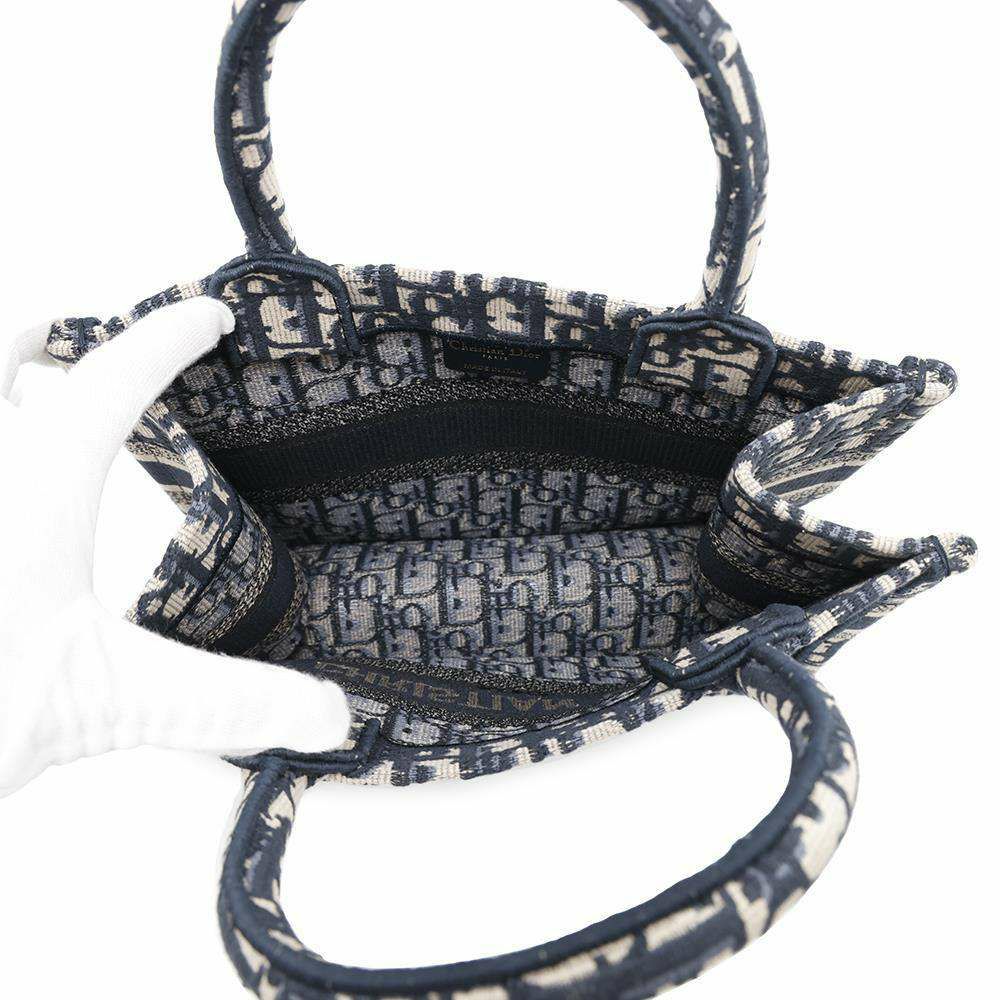 クリスチャン・ディオール トートバッグ オブリーク ブックトート スモール キャンバス M1265ZRIW トロッター