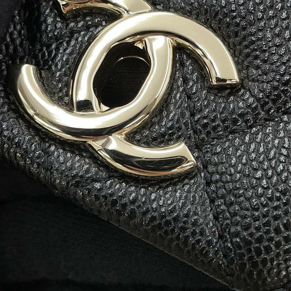 シャネル リュック マトラッセ ココマーク スモール キャビアスキン AS3787 CHANEL バックパック 黒