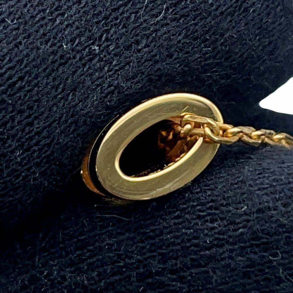 エルメス ネックレス ミニ・ポップアッシュ ブラック/ゴールド金具 HERMES アクセサリー 黒