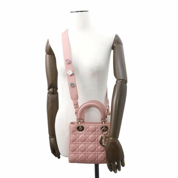 ディオール ハンドバッグ マイレディディオール カナージュ ラムスキン スモール M05320CAL 2way