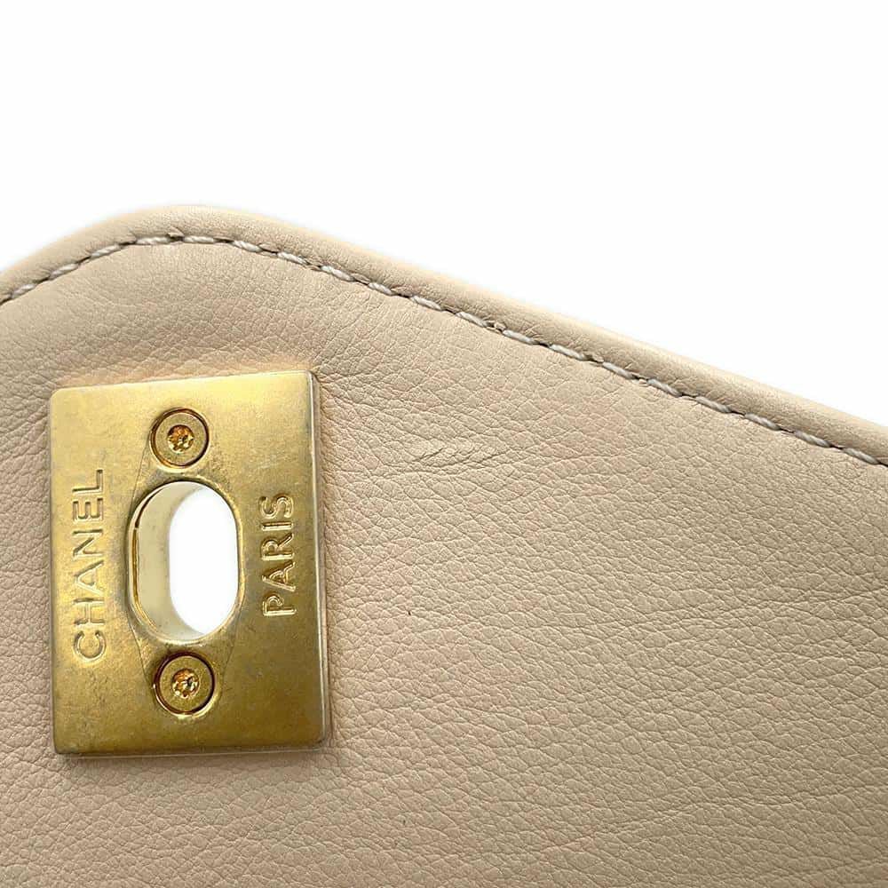 シャネル ハンドバッグ ココマーク マトラッセ トップハンドル ラムスキン AS0626 CHANEL 2way