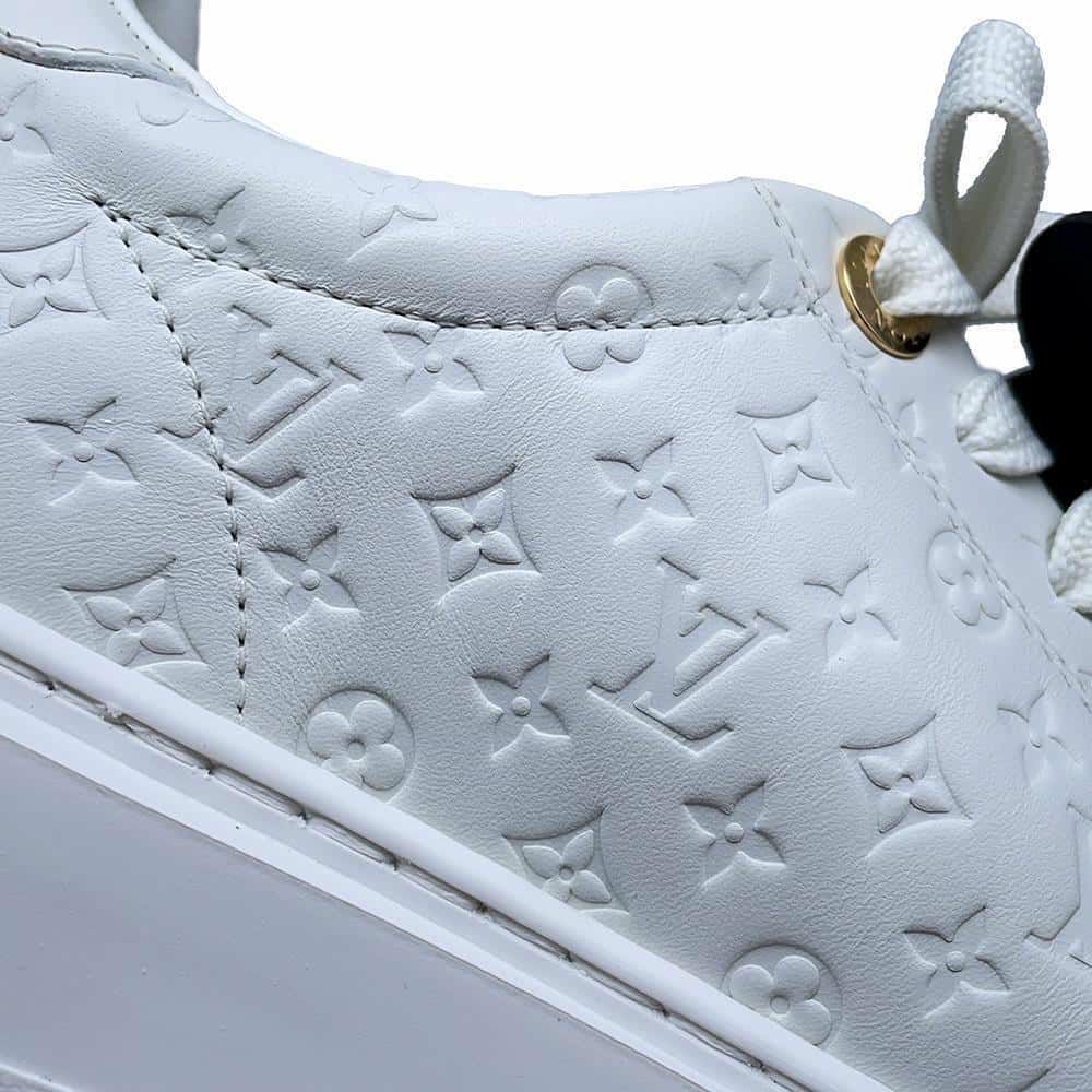 ルイヴィトン スニーカー LV × TM タイムアウト レディースサイズ37 1AGZGR LOUIS VUITTON 靴 白 村上隆 パンダ