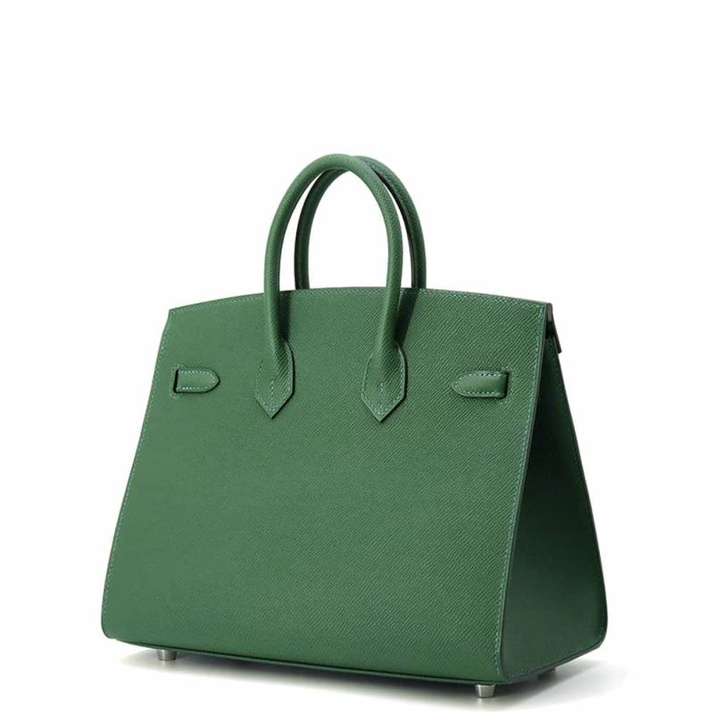 エルメス バーキン25 セリエ ヴェールモワイヤン/エクトラム金具 エプソン W刻印 HERMES Birkin ハンドバッグ
