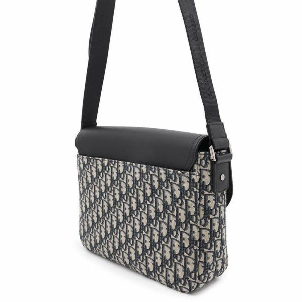 クリスチャン・ディオール ショルダーバッグ サドル オブリーク 1ADME162YKS Christian Dior トロッター 黒