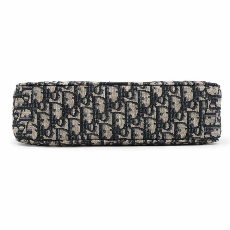 クリスチャン・ディオール ショルダーバッグ サドル オブリーク 1ADME162YKS Christian Dior トロッター 黒