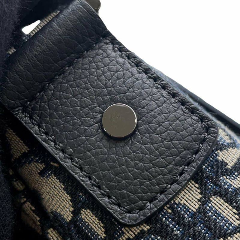 クリスチャン・ディオール ショルダーバッグ サドル オブリーク 1ADME162YKS Christian Dior トロッター 黒