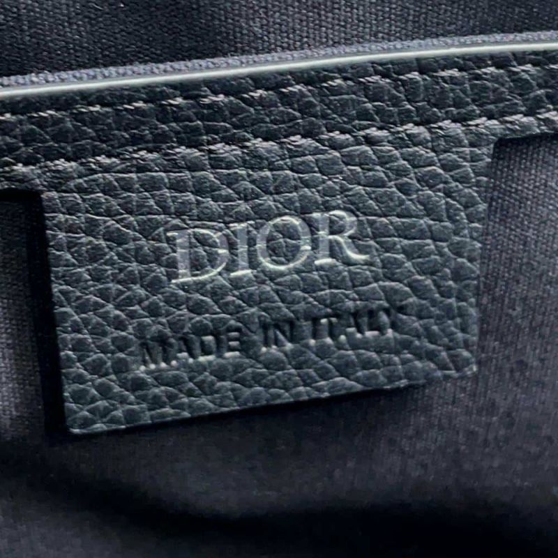 クリスチャン・ディオール ショルダーバッグ サドル オブリーク 1ADME162YKS Christian Dior トロッター 黒