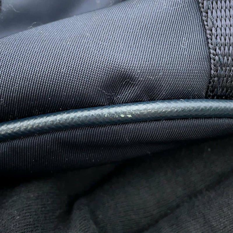 プラダ ボディバッグ ナイロン/レザー VA0994 PRADA ウエストポーチ メンズ