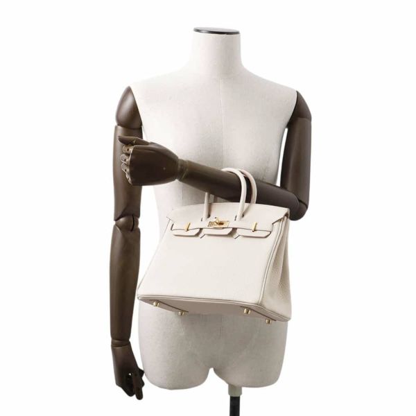 エルメス バーキン25 ベトン/ゴールド金具 トゴ W刻印 HERMES Birkin ハンドバッグ