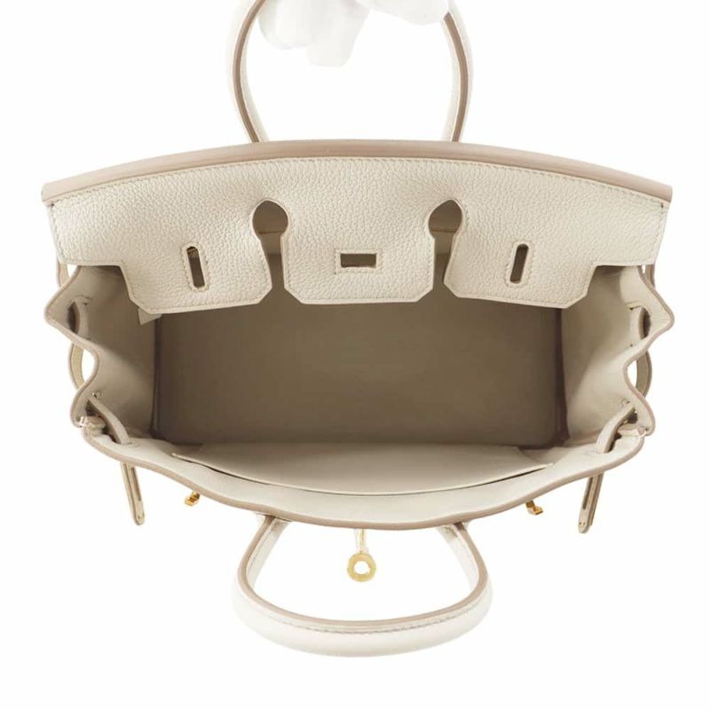 エルメス バーキン25 ベトン/ゴールド金具 トゴ W刻印 HERMES Birkin ハンドバッグ