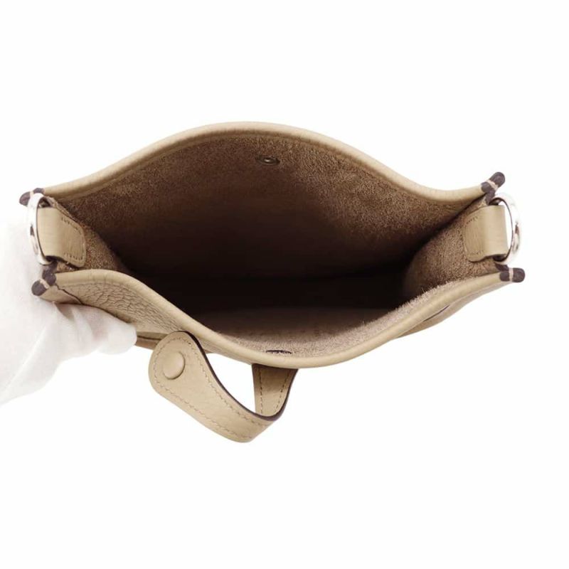 エルメス エブリンTPM アマゾン ベージュマルファ/シルバー金具 トリヨンクレマンス W刻印