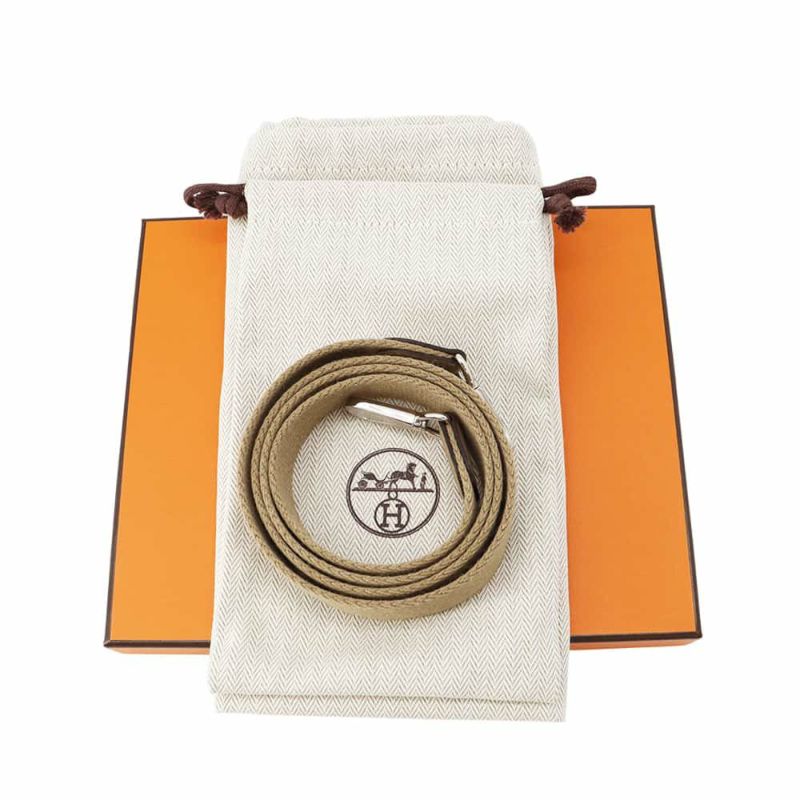 エルメス エブリンTPM アマゾン ベージュマルファ/シルバー金具 トリヨンクレマンス W刻印