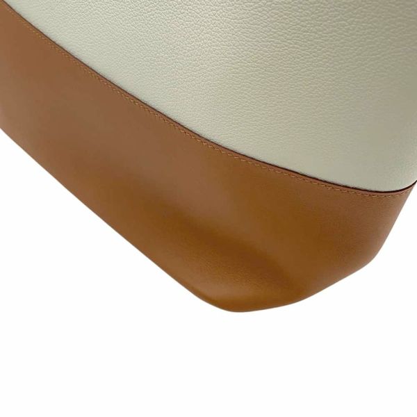 エルメス トートバッグ トランザット セーラー ブラン/ゴールド/ジョーヌナプル/シルバー金具 エバーカラー/スイフト D刻印