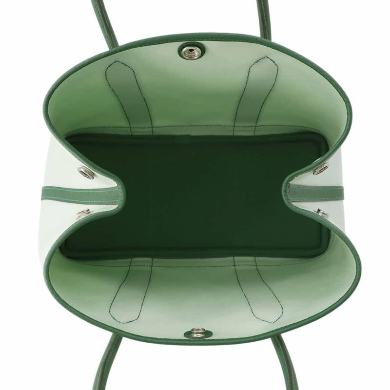 エルメス ガーデンパーティTPM ヴェールペパーミント/ヴェールモワイヤン/シルバー金具 トワルアッシュ/ネゴンダ W刻印