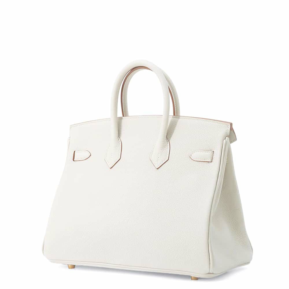 エルメス バーキン25 グリスペール/ゴールド金具 トゴ B刻印 HERMES Birkin ハンドバッグ