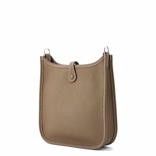 エルメス エブリンTPM アマゾン エトゥープ/ブルーインディゴ/シルバー金具 トリヨンクレマンス W刻印