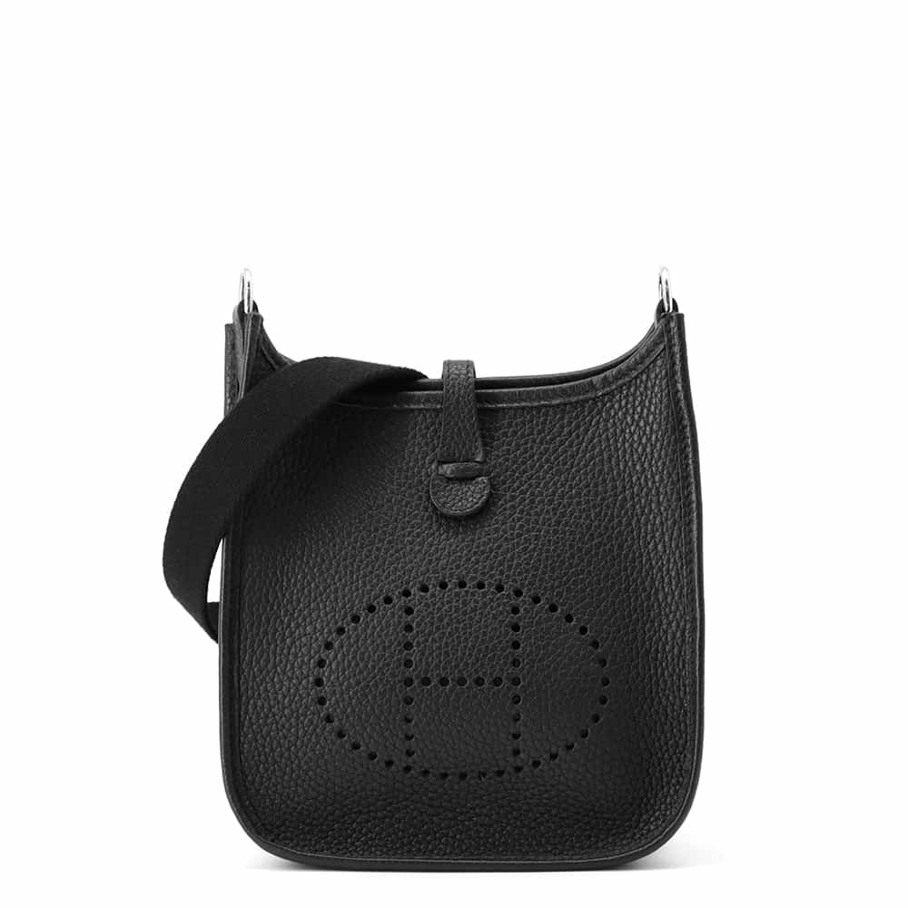 エルメス エブリンTPM アマゾン ブラック/シルバー金具 トリヨンクレマンス Z刻印 黒