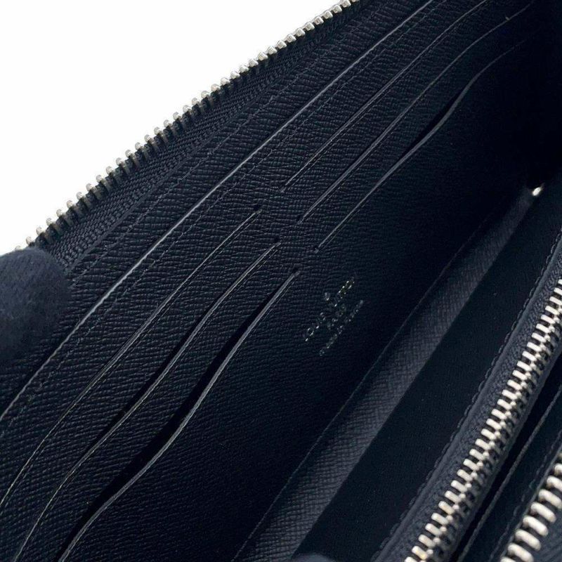 ルイヴィトン 長財布 ダミエ・グラフィット ジッピーウォレット・ホリゾンタル N00056 黒 ブラック