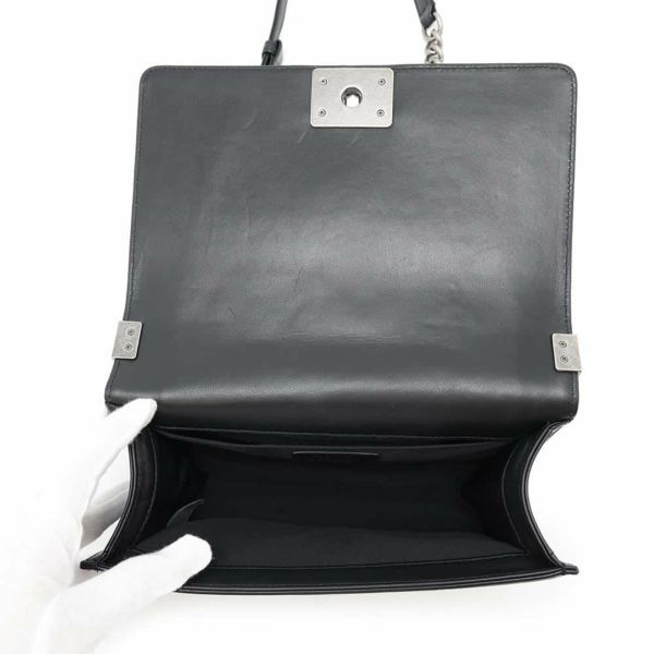 シャネル チェーンショルダーバッグ ココマーク ボーイシャネル A67086 CHANEL 斜めがけ BOY CHANEL 黒