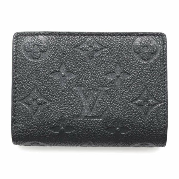 ルイヴィトン 二つ折り財布 モノグラム・アンプラント ポルトフォイユ・クレア M80151 LOUIS VUITTON ヴィトン 財布 ブラック 黒
