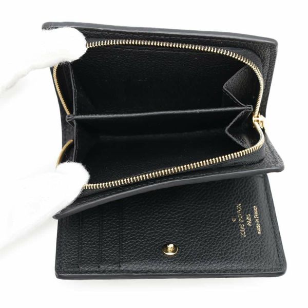 ルイヴィトン 二つ折り財布 モノグラム・アンプラント ポルトフォイユ・クレア M80151 LOUIS VUITTON ヴィトン 財布 ブラック 黒