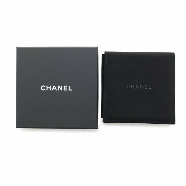 シャネル ピアス フープ メタル ラインストーン B25 P ABF246 CHANEL アクセサリー 2025年春夏