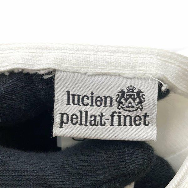 ルシアン・ぺラフィネ クッション ヘンプ ラインストーン lucien pellat-finet インテリア 小物 白