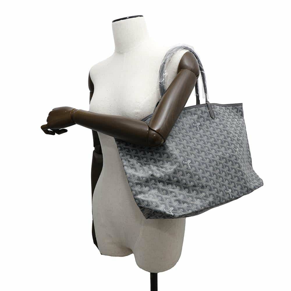 ゴヤール トートバッグ サンルイPM PVC/レザー STLOUIPMLTY51CL51P GOYARD ポーチ付き
